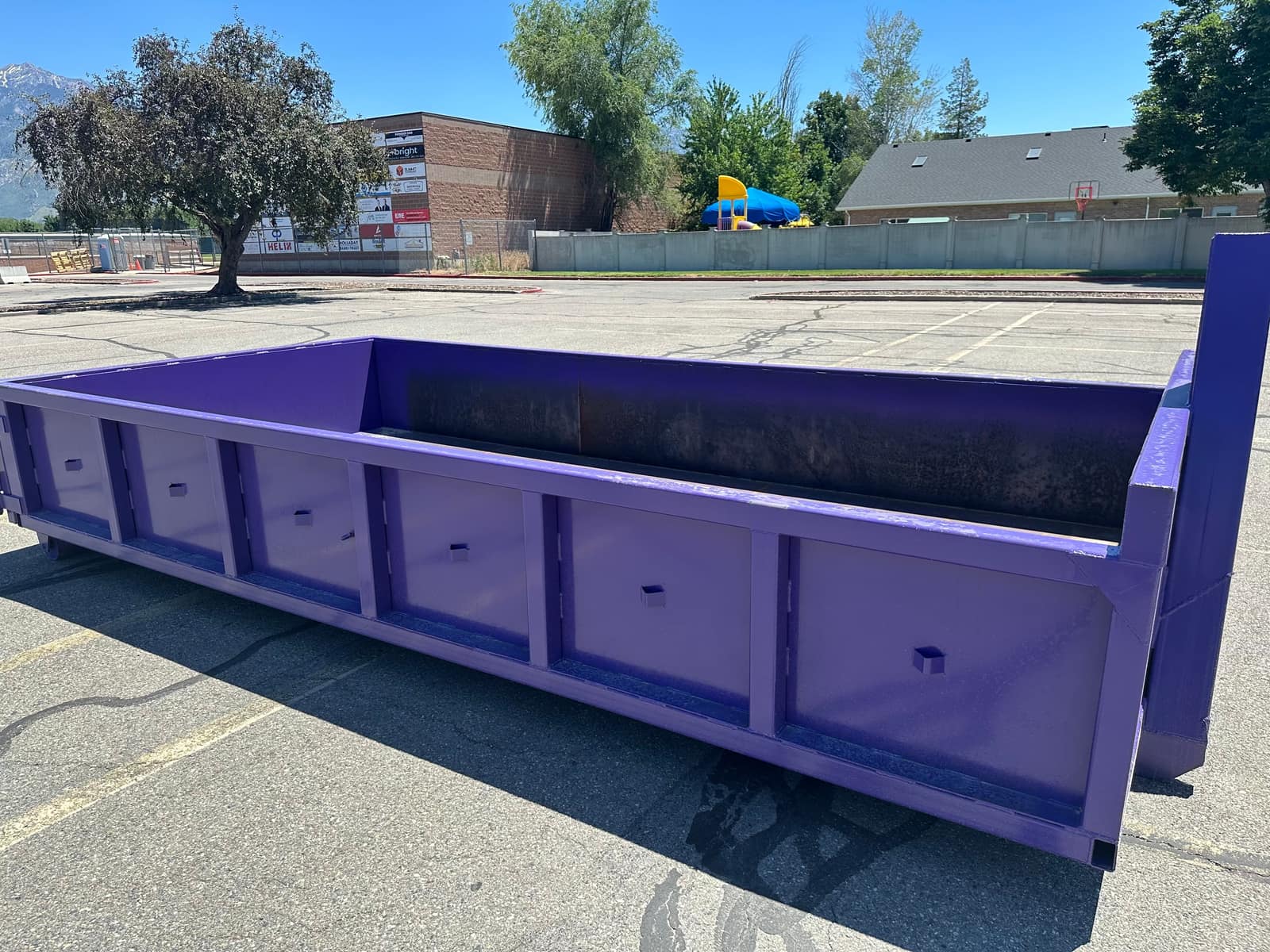 Dumpster rental services hero background